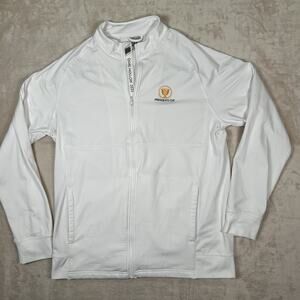 Levelwear PGA President’s Cup 22 Quail Hallow White Full Zip Jacket Men’s Size M